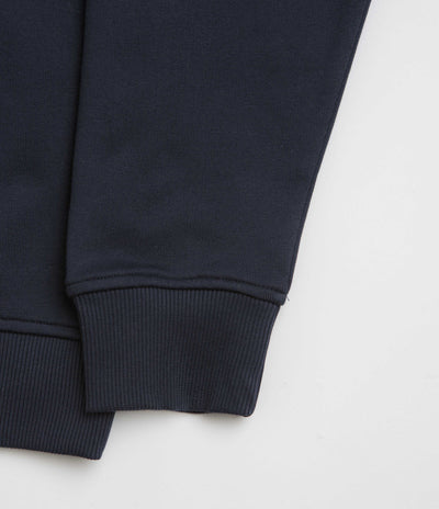 Parlez Warner 1/4 Zip Sweatshirt - Navy