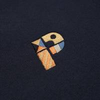 Parlez Warner 1/4 Zip Sweatshirt - Navy thumbnail