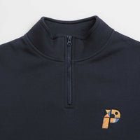 Parlez Warner 1/4 Zip Sweatshirt - Navy thumbnail