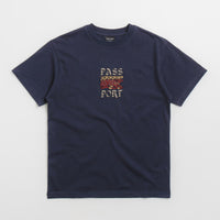 Pass Port Antler T-Shirt - Navy thumbnail