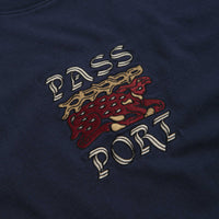 Pass Port Antler T-Shirt - Navy thumbnail