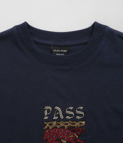 Pass Port Antler T-Shirt - Navy