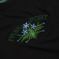 Pass Port Bloom Organic T-Shirt - Black thumbnail