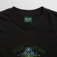 Pass Port Bloom Organic T-Shirt - Black thumbnail