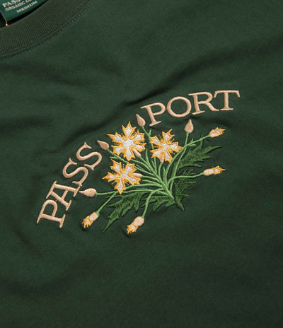 Pass Port Bloom Organic T-Shirt - Forest Green