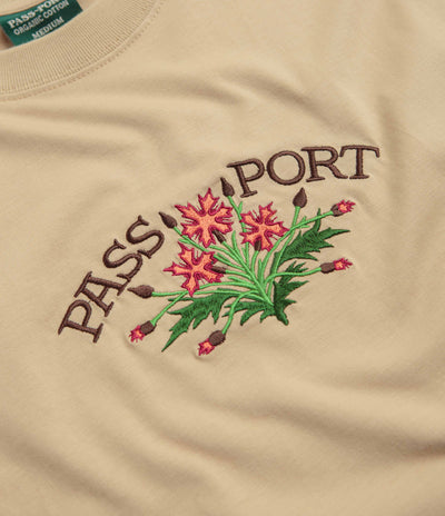 Pass Port Bloom Organic T-Shirt - Sand