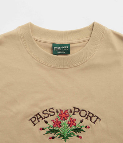 Pass Port Bloom Organic T-Shirt - Sand