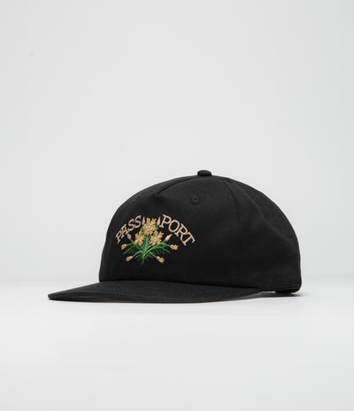 Pass Port Bloom Workers Cap - Black