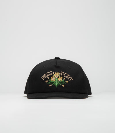 Pass Port Bloom Workers Cap - Black