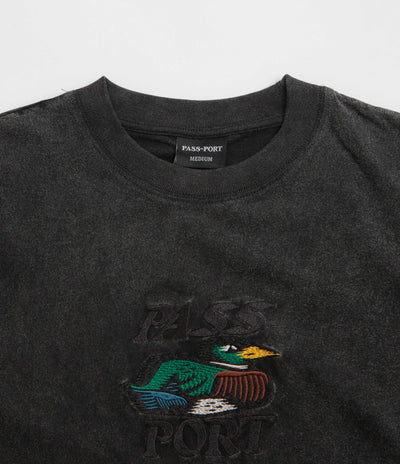 Pass Port Fast Duck T-Shirt - Black Acid