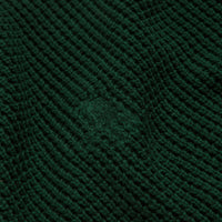 Pass Port Organic Cotton Waffle Knit Sweatshirt - Dark Green thumbnail