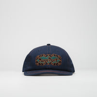 Pass Port Pattoned Casual Cap - Navy thumbnail