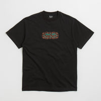 Pass Port Pattoned T-Shirt - Black thumbnail