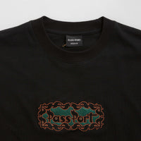 Pass Port Pattoned T-Shirt - Black thumbnail