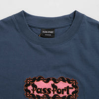 Pass Port Pattoned T-Shirt - Harbour Blue thumbnail