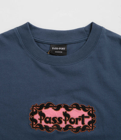 Pass Port Pattoned T-Shirt - Harbour Blue