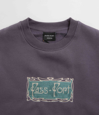 Pass Port Plume Crewneck Sweatshirt - Dusty Blue