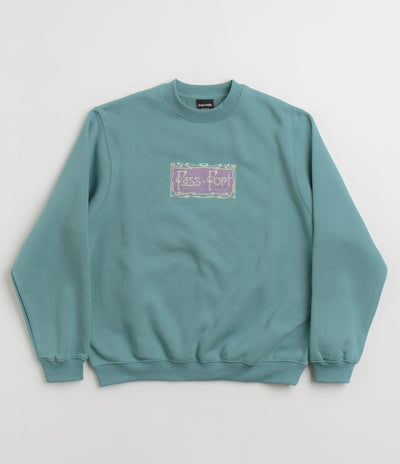 Pass Port Plume Crewneck Sweatshirt - Washed Out Teal