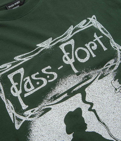 Pass Port Plume T-Shirt - Forest Green