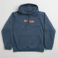 Pass Port Red Flag Hoodie - Harbour Blue thumbnail