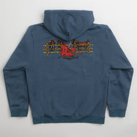 Pass Port Red Flag Hoodie - Harbour Blue thumbnail