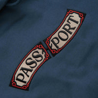 Pass Port Red Flag Hoodie - Harbour Blue thumbnail