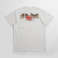 Pass Port Red Flag T-Shirt - Ash thumbnail