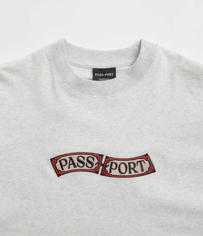 Pass Port Red Flag T-Shirt - Ash