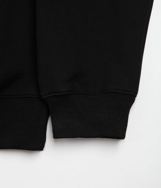 Pass Port Rosa Embroidery Hoodie - Black | Flatspot