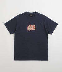 Pass Port Tilde Stamp T-Shirt - Navy