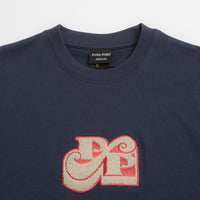 Pass Port Tilde Stamp T-Shirt - Navy thumbnail