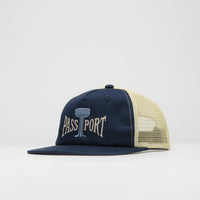 Pass Port Towers Of Water Workers Trucker Cap - Navy / Cream thumbnail