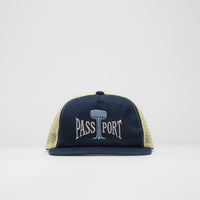 Pass Port Towers Of Water Workers Trucker Cap - Navy / Cream thumbnail