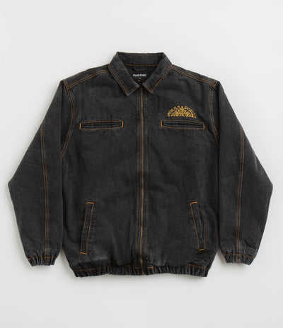 Pass Port Vineyard Birds Denim Delivery Jacket - Washed Black