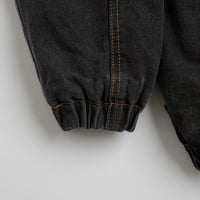 Pass Port Vineyard Birds Denim Delivery Jacket - Washed Black thumbnail