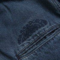 Pass Port Vineyard Birds Denim Delivery Jacket - Washed Indigo thumbnail