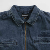 Pass Port Vineyard Birds Denim Delivery Jacket - Washed Indigo thumbnail