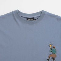 Pass Port Wine Em T-Shirt - Stonewash Blue thumbnail