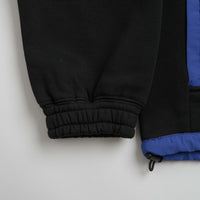 Pasteelo Contrast 1/4 Zip Sweatshirt - Black / Royal thumbnail