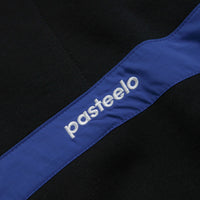 Pasteelo Contrast 1/4 Zip Sweatshirt - Black / Royal thumbnail