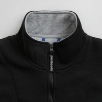 Pasteelo Contrast 1/4 Zip Sweatshirt - Black / Royal thumbnail