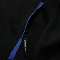 Pasteelo Contrast 1/4 Zip Sweatshirt - Black / Royal thumbnail