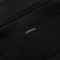 Pasteelo Contrast 1/4 Zip Sweatshirt - Black / Royal thumbnail