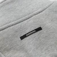 Pasteelo Contrast 1/4 Zip Sweatshirt - Heather Grey / Gold thumbnail