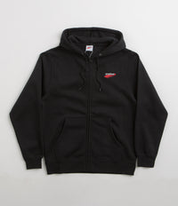 Pasteelo Embroidered O.G. Zip Hoodie - Black