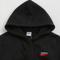 Pasteelo Embroidered O.G. Zip Hoodie - Black thumbnail