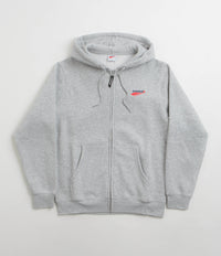 Pasteelo Embroidered O.G. Zip Hoodie - Heather Grey