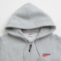 Pasteelo Embroidered O.G. Zip Hoodie - Heather Grey thumbnail