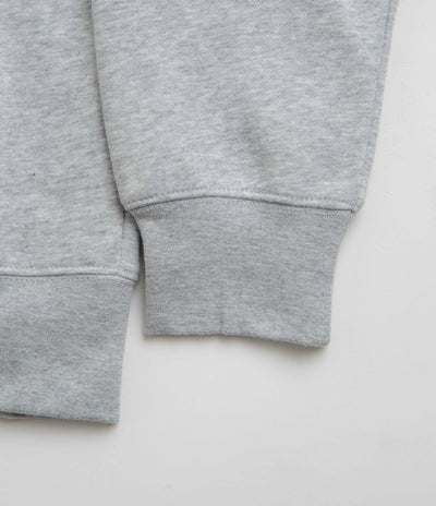 Pasteelo Embroidered O.G. Zip Hoodie - Heather Grey