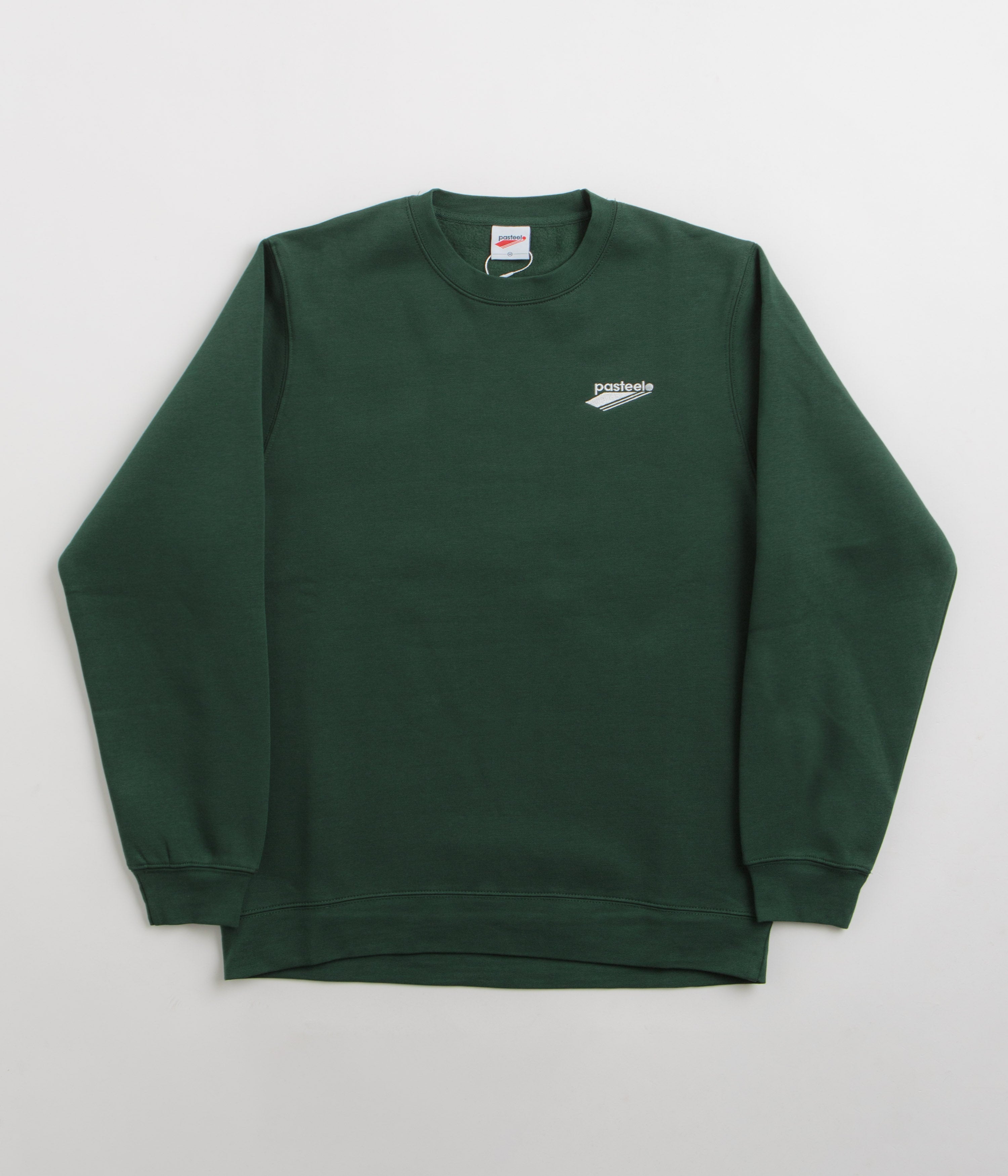 Stussy Relaxed Oversized Crewneck Sweatshirt - Green | Flatspot